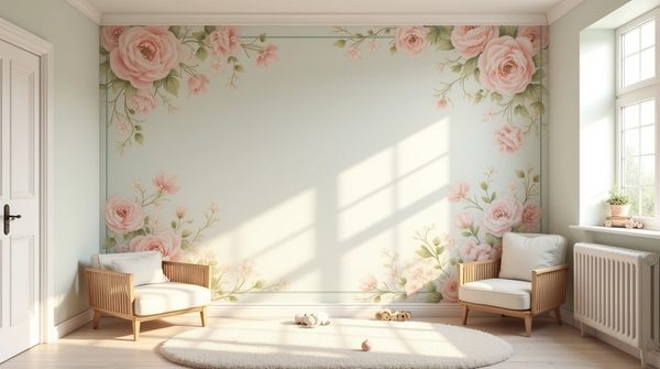 Créer un univers enchanté avec du papier peint dans une chambre de fille