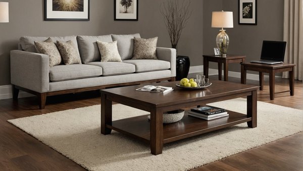 Tables de salon bois massif élégantes et durables